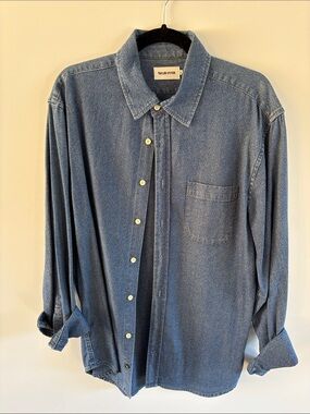 Taylor Stitch Indigo Denim Button-Down Shirt
